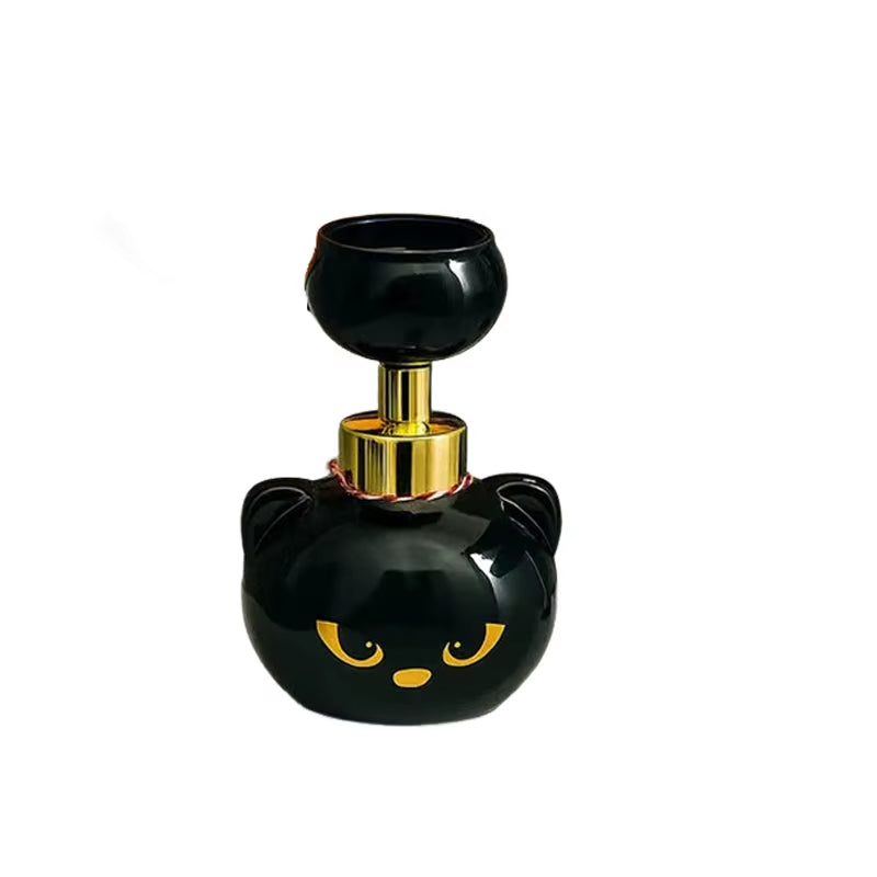 Kawai Cat Paw Foam Soap Dispenser Funny Cute Cat Paw Flower Shape Foam Soap Pump Bottles Cat Lover Gift for Bathroom Kitchen