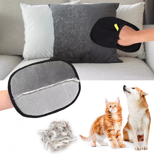 Double-Sided Pet Grooming Glove