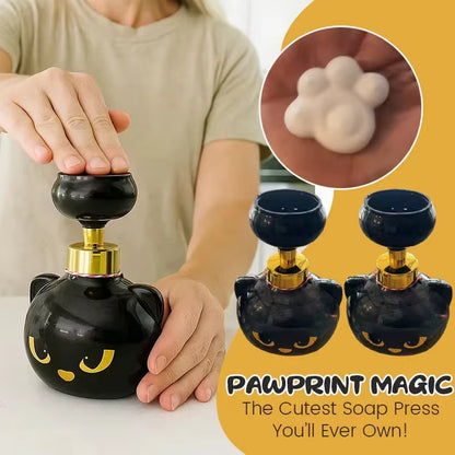 Kawai Cat Paw Foam Soap Dispenser Funny Cute Cat Paw Flower Shape Foam Soap Pump Bottles Cat Lover Gift for Bathroom Kitchen